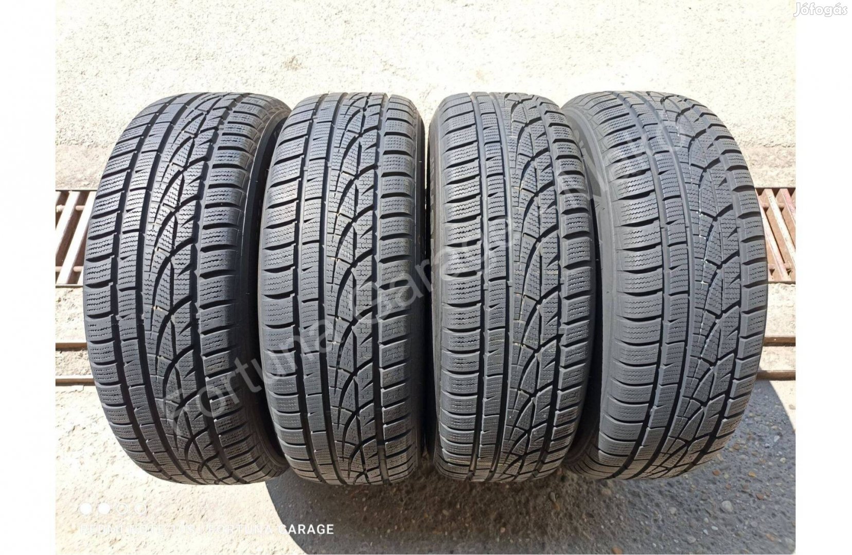 215/65 R16" Hankook használt téli garnitúra