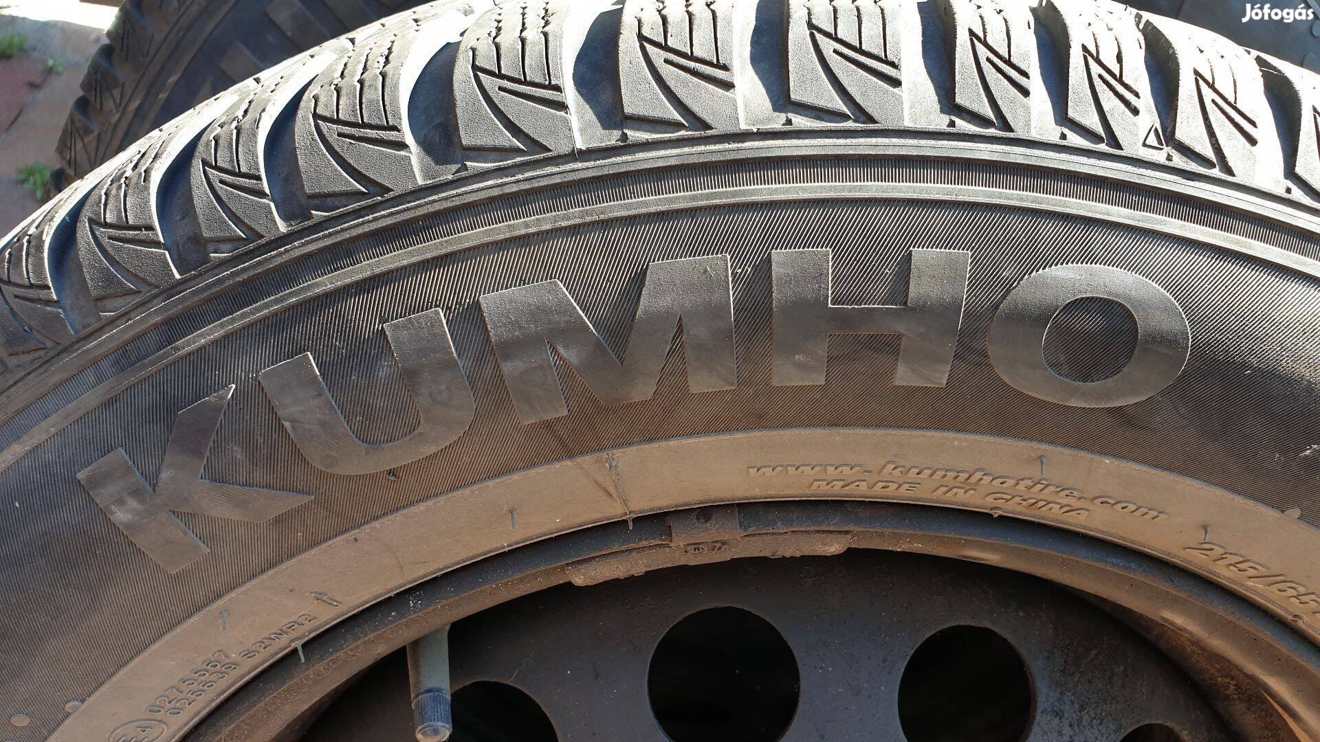 215/65 R16 téli Kumho szett