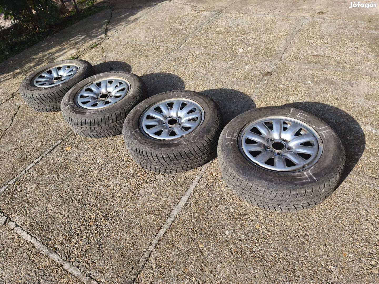 215/65/R16 téli gumiszett (8 mm) - felnivel eladó