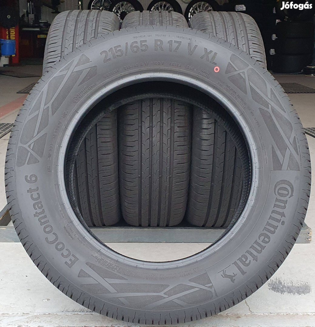 215/65 R17 Continental Ecocontact újszerű nyári gumi 4db 2023. /G325