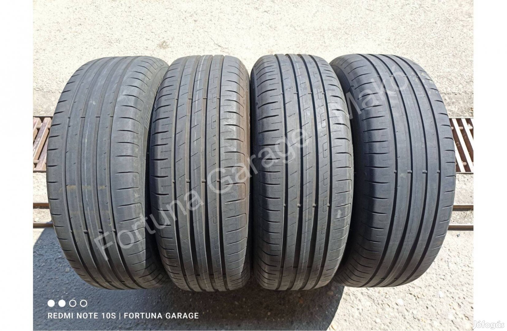 215/65 R17" Goodyear használt nyári garnitúra