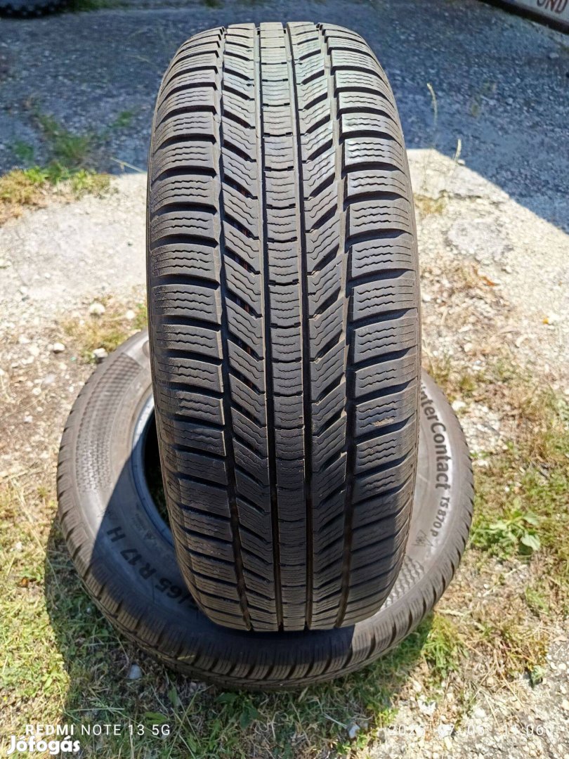 215/65 r17 2éves 2db 80%os Continental téli gumi eladó