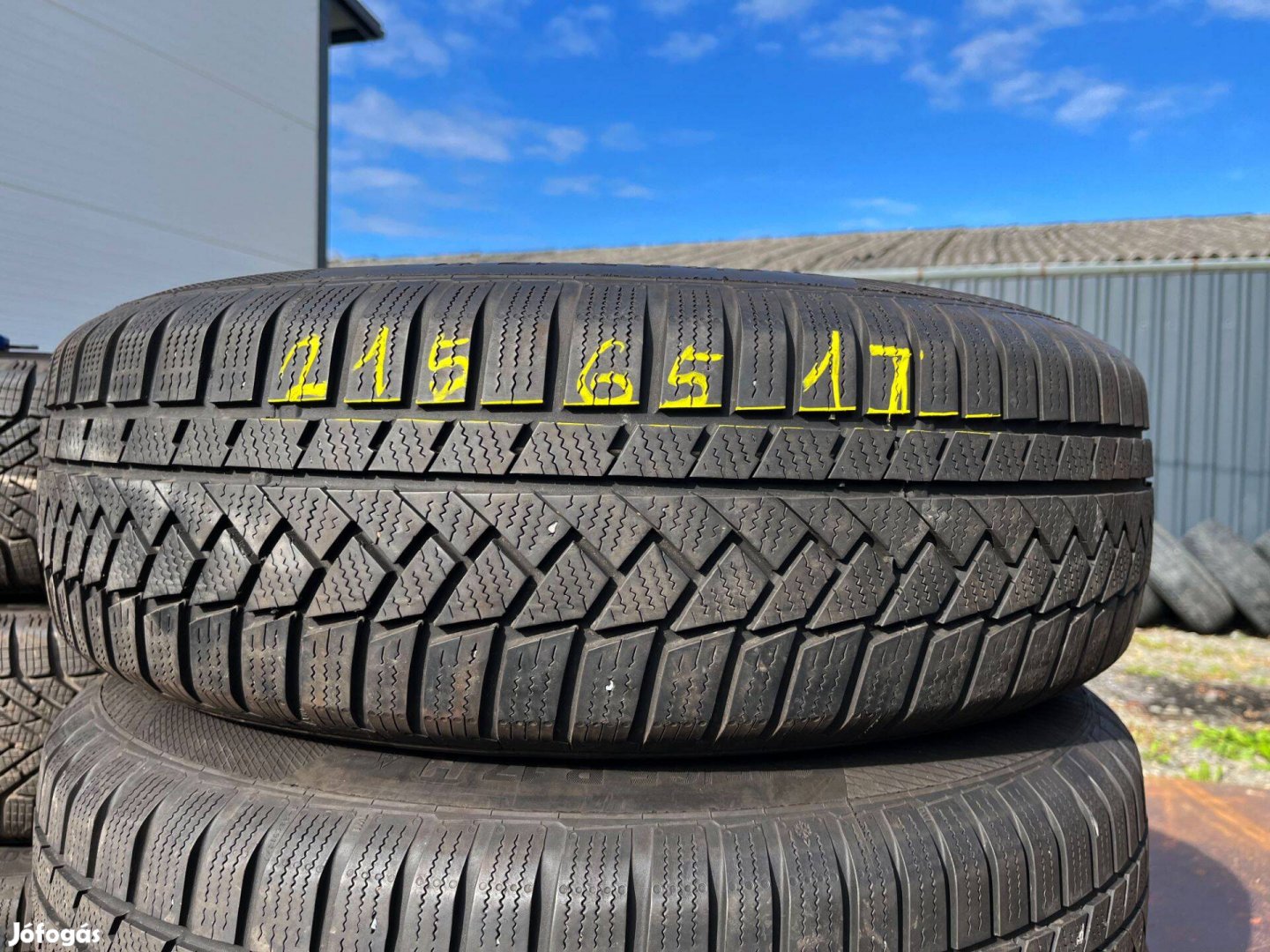 215/65 r17 Continental 2021 téligumi garnitúra eladó 215/65r17 4db