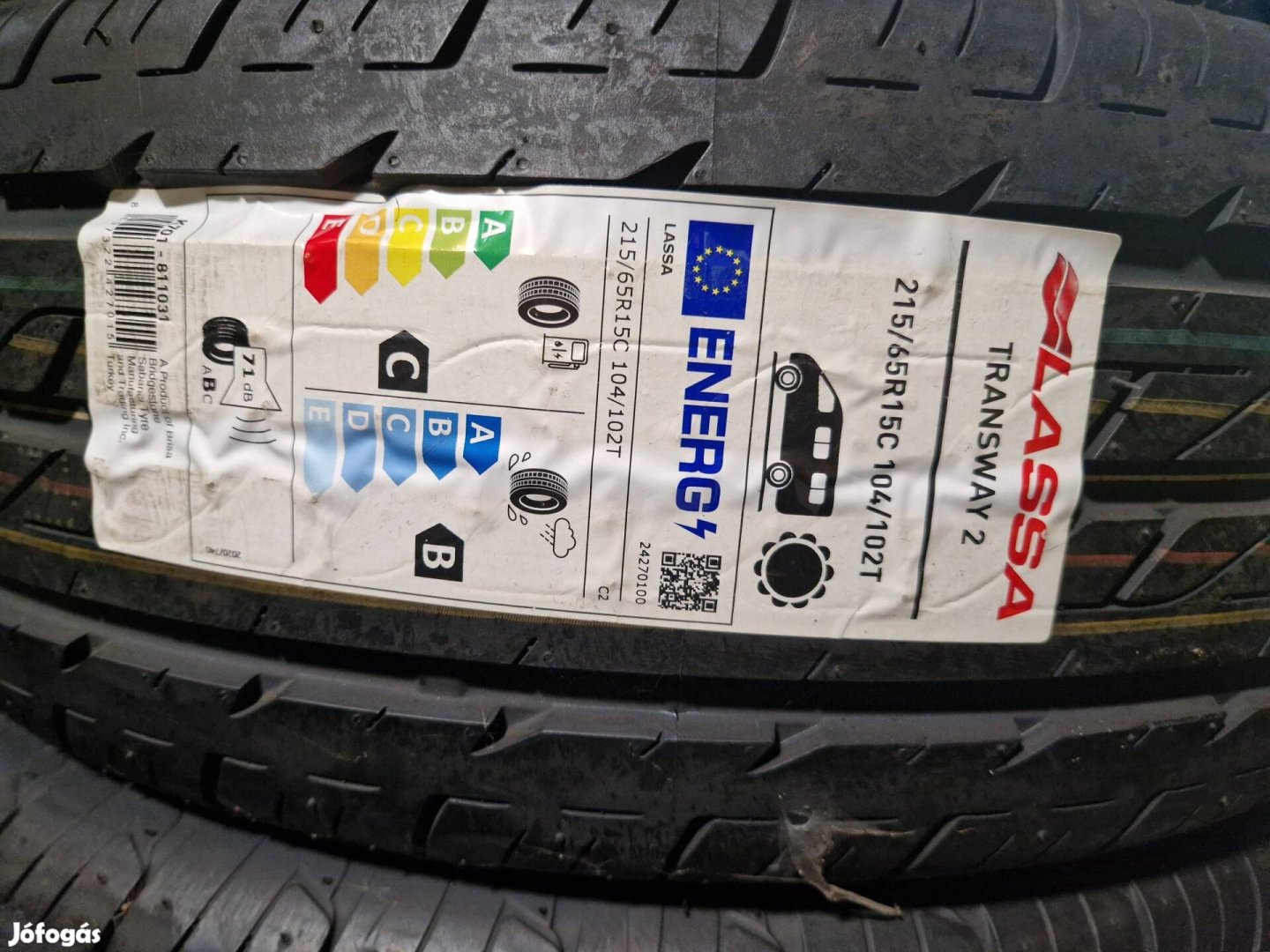 215/65r15C Lassa 4db új nyarigumi