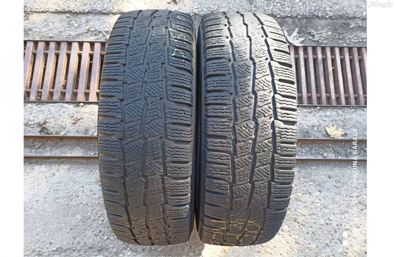 215/70 R15"C Michelin használt téli teherautó gumik