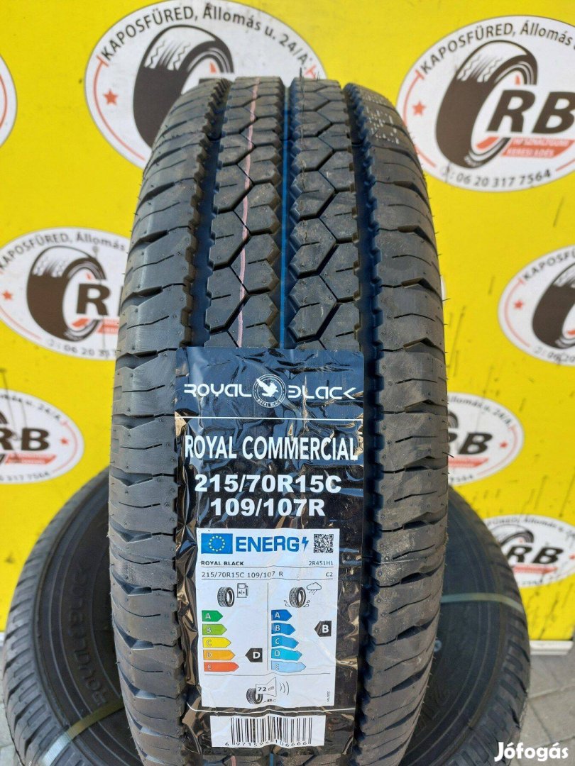 215/70 r15C Új Royal Black nyári 2024, 32000ft/db