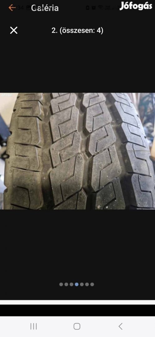 215/70r15C Continental Demo új nyari garnitúra 2023.