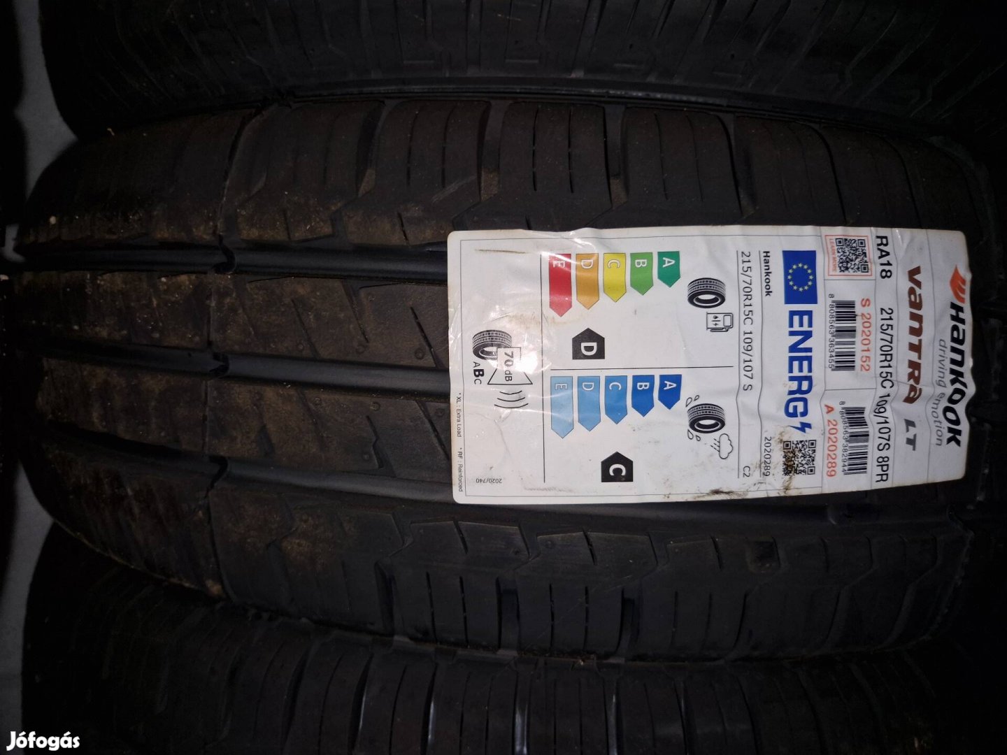 215/70r15C Hankook új nyari garnitúra