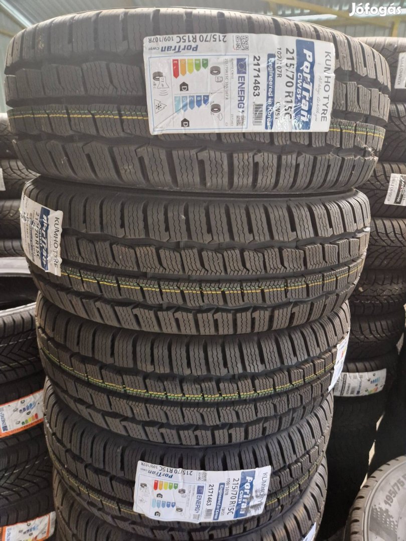 215/70r15C  Kumho teli garnitúra új