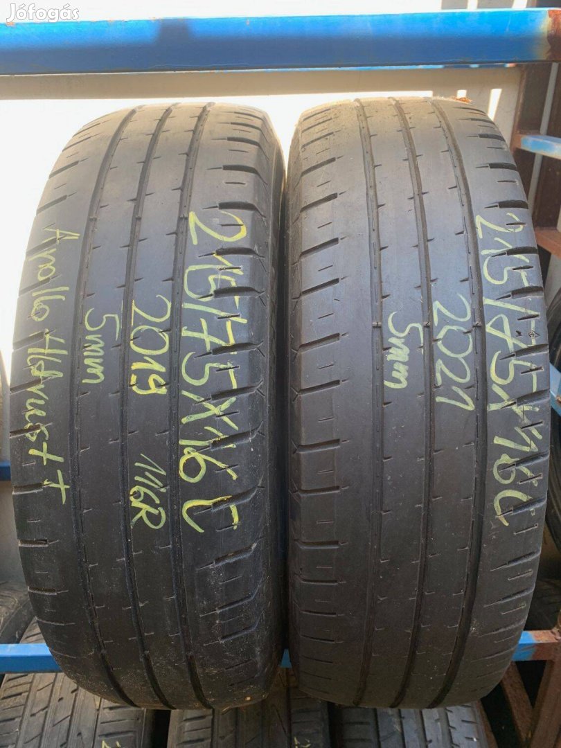 215/75R16C 215 75 16C 215/75x16C Apollo nyári gumi eladó