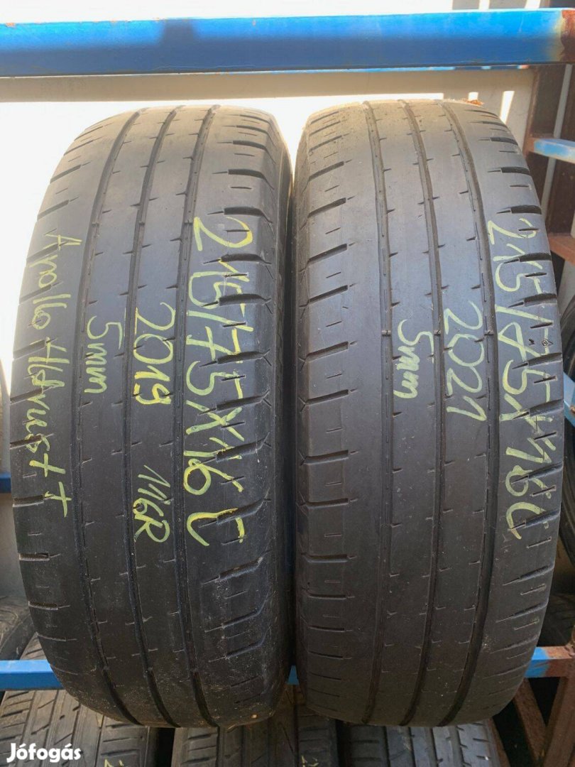 215/75R16C 215 75 16C 215/75x16C Apollo nyári gumi eladó