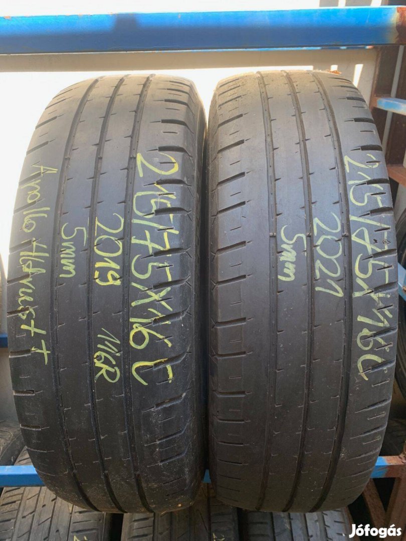 215/75R16C 215 75 16C 215/75x16C Apollo nyári gumi eladó