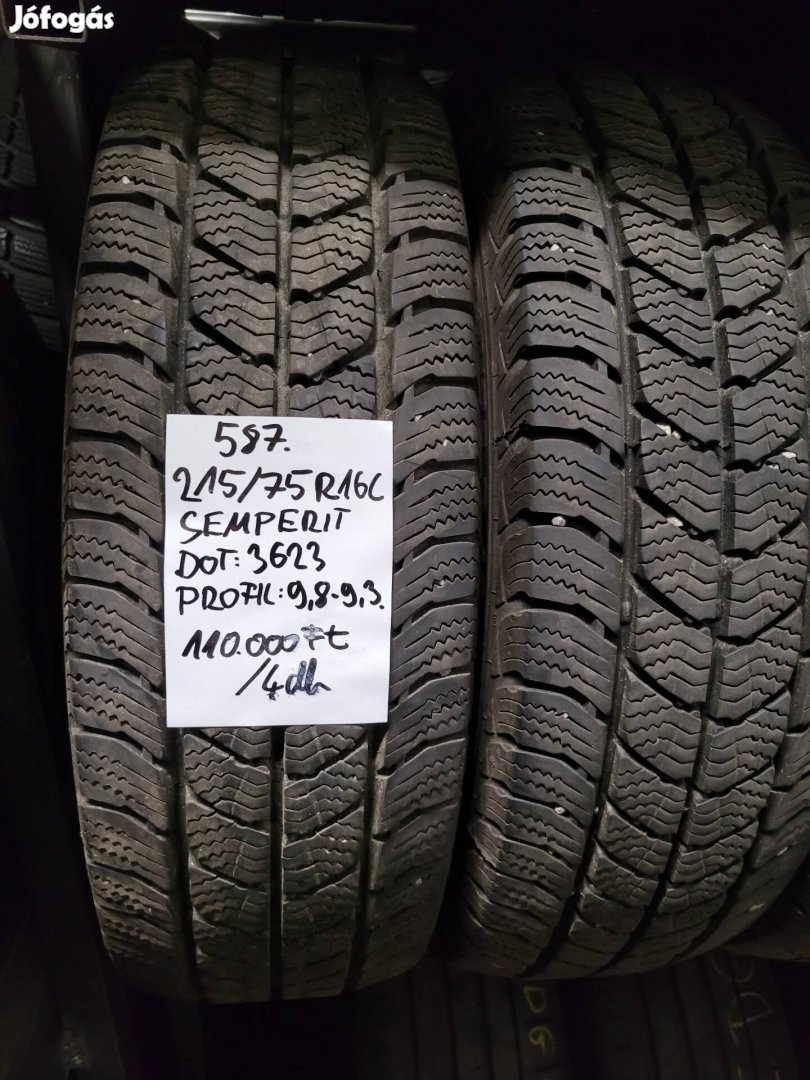 215/75 R16C Semperit kisteher téli gumik