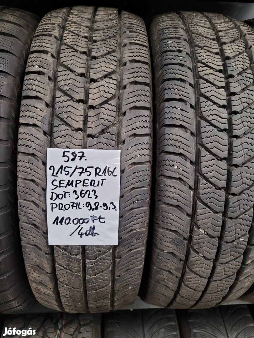 215/75 R16C Semperit kisteher téligumik