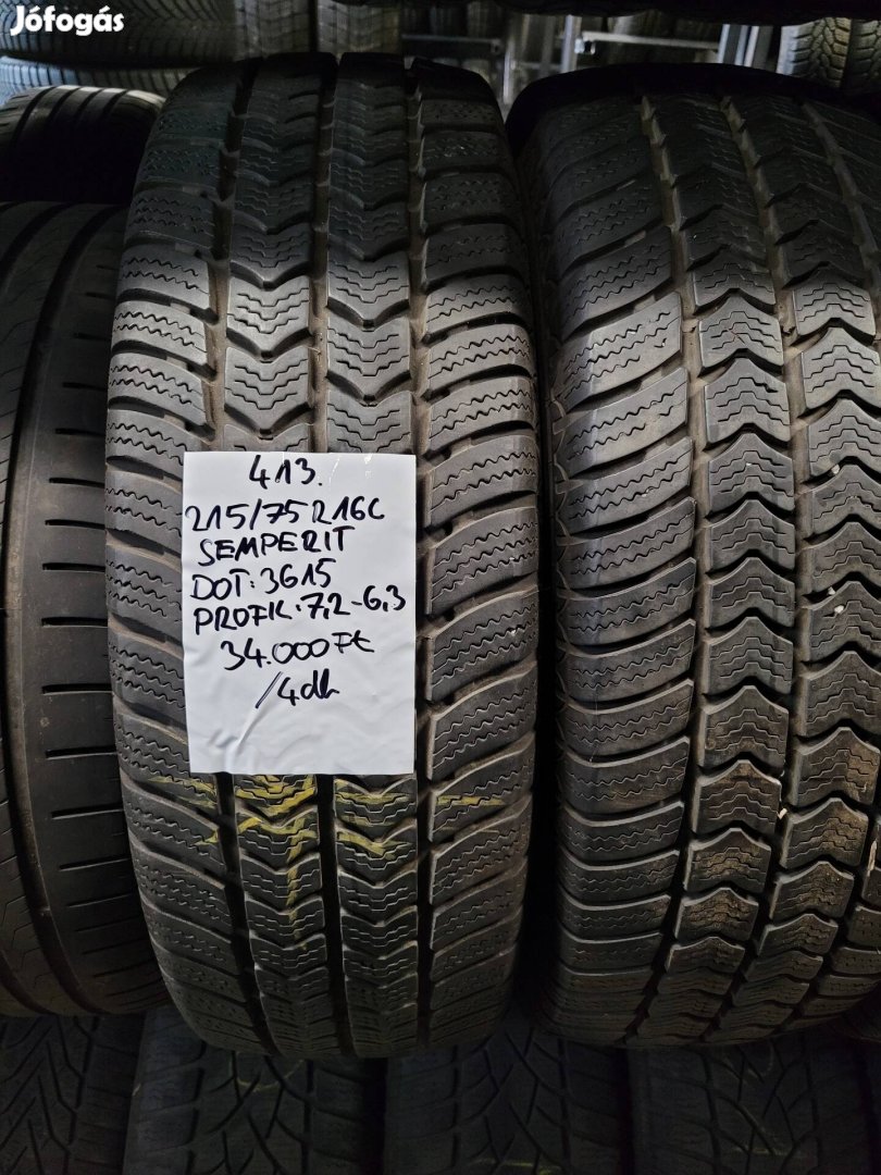 215/75 R16 C Semperit kisteher téli gumik