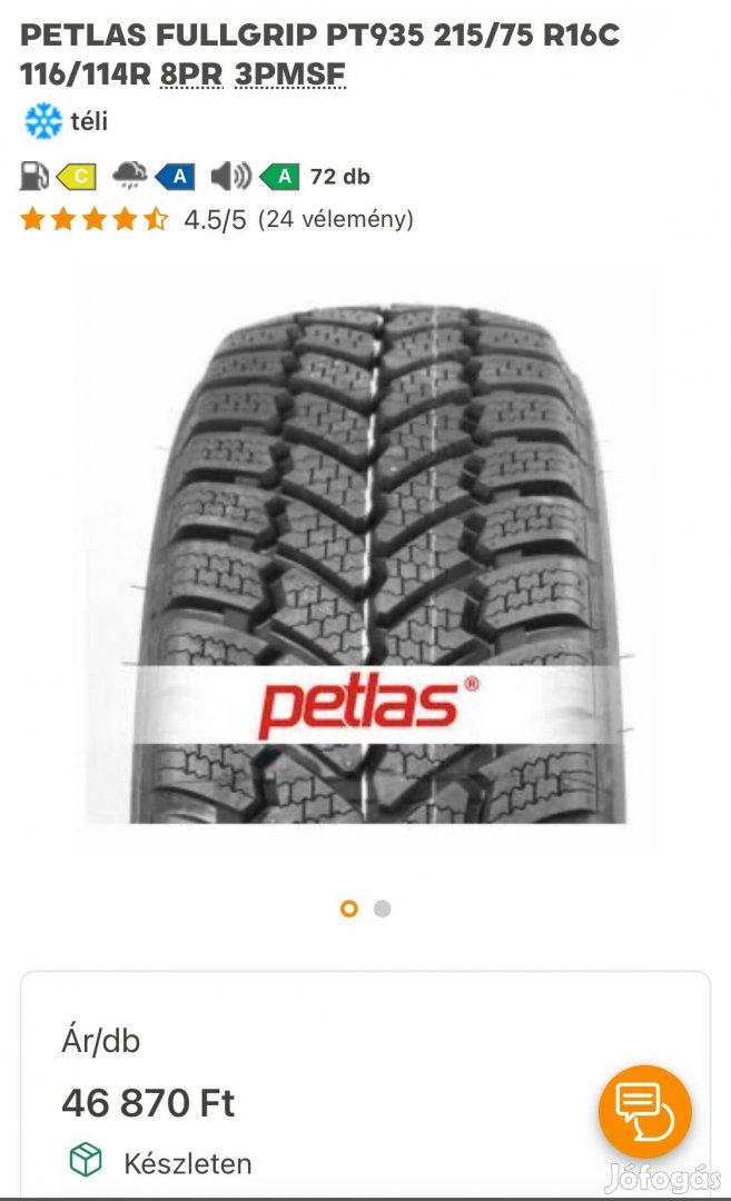 215/75 r16c téligumi ducato jumper boxer