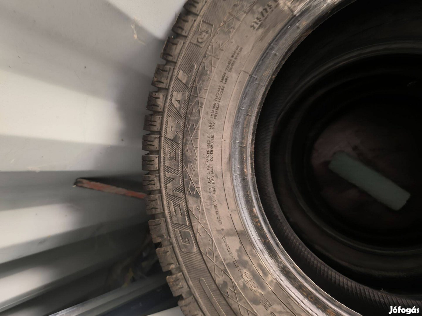 215/75r16c téli garnitúra eladó!