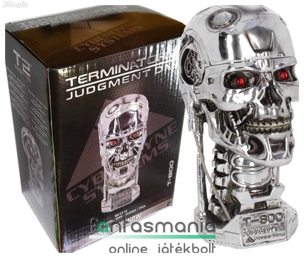21 cm Terminator 2 Endoskeleton Skull koponya szobor figura T-800