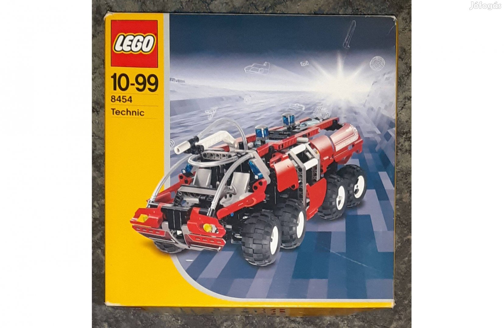 21 éves LEGO 8454 Rescue Truck Mentőkamion autó kocsi jármű