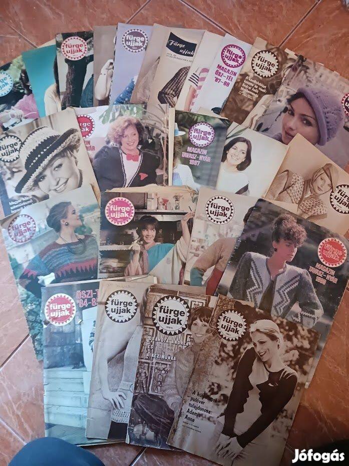 21db régi fürge ujjak szabás-varrás magazin