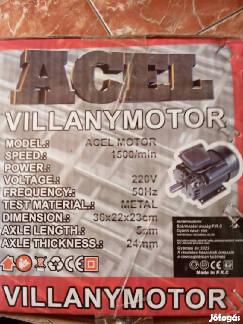 220v villany motor 