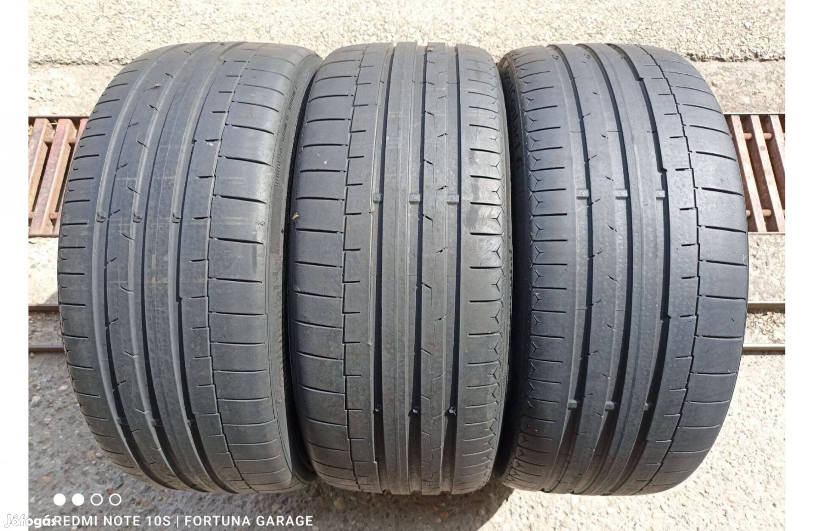 225/35 R19" Continental SC6 használt nyári gumik (2+1 ajándék)