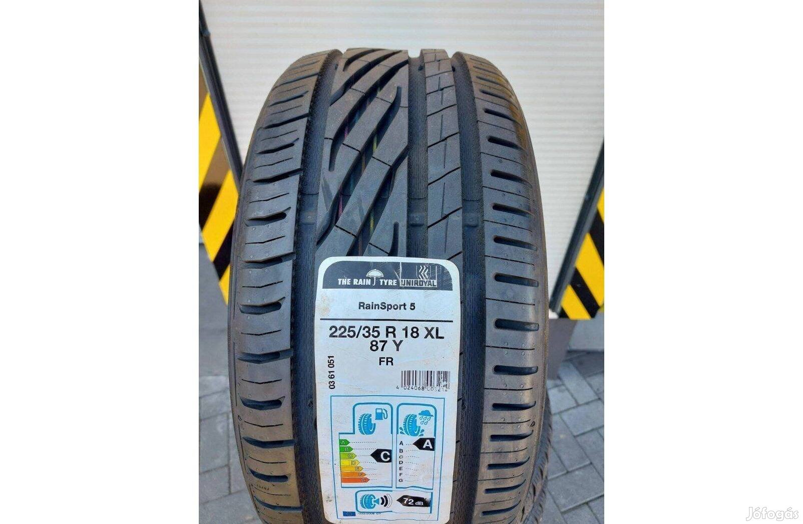 225/35 r18 Uniroyal Rainsport5,,Évjárat2020 32 500 Ft