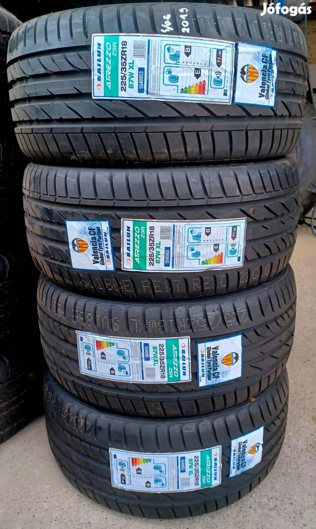 225/35r18 225/35 r18 nyári 4db 0km-es 