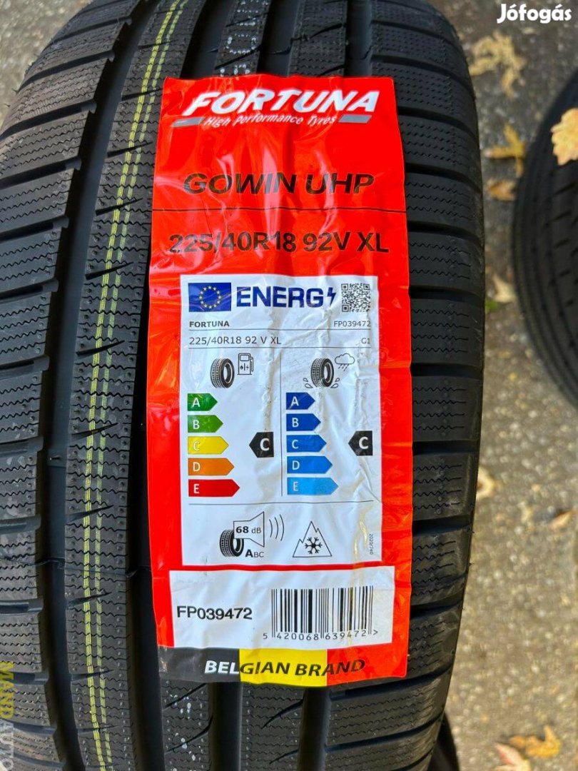 225/40R18 Fortuna Gowin UHP(Goodyear termék!),Új téigumi