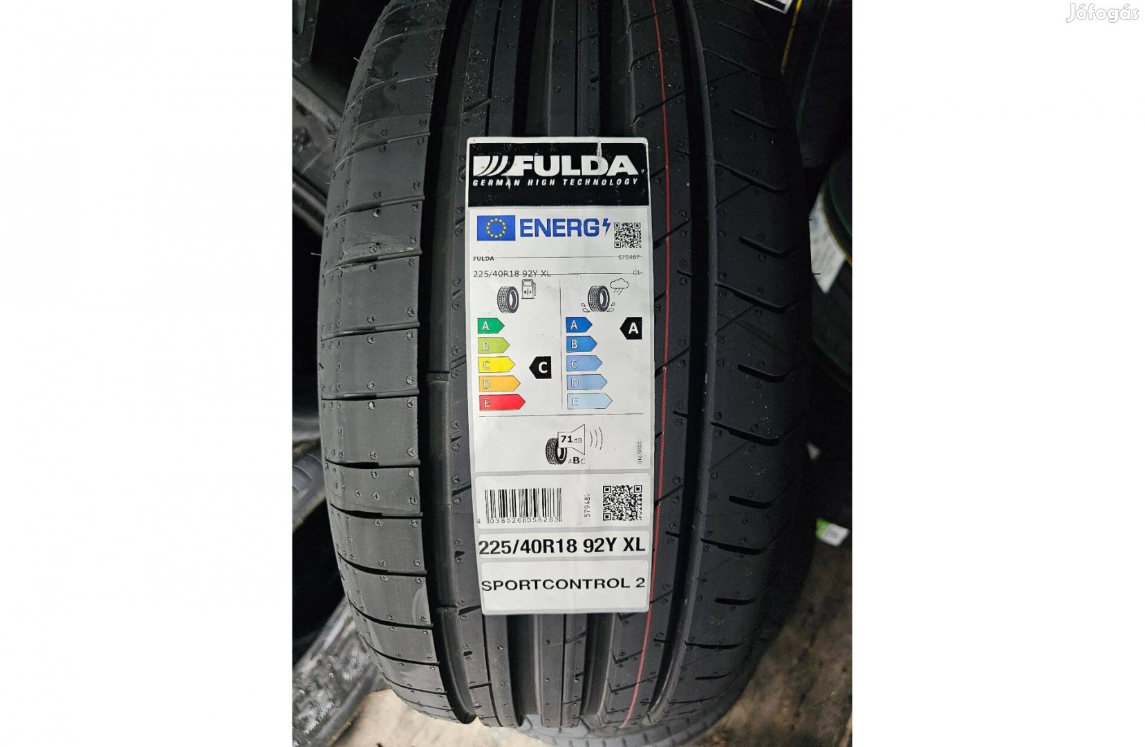 225/40R18 Fulda Sportcont2 92Y XL Új Nyári Gumi Akció!!!