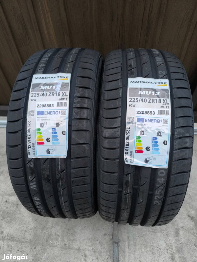 225/40R18 Új Kumho nyári gumi 2db 225/40 r18