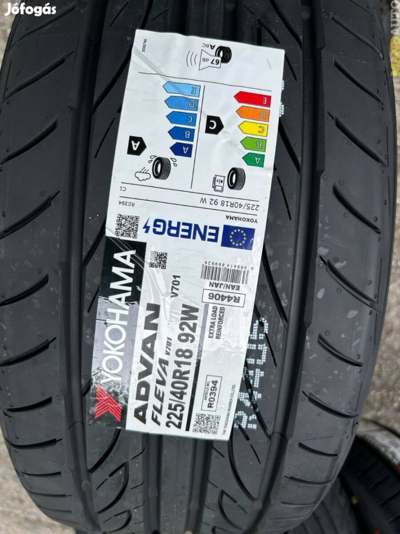 225/40R18 Yokohama Advan Fleva V701,Új nyári gumi