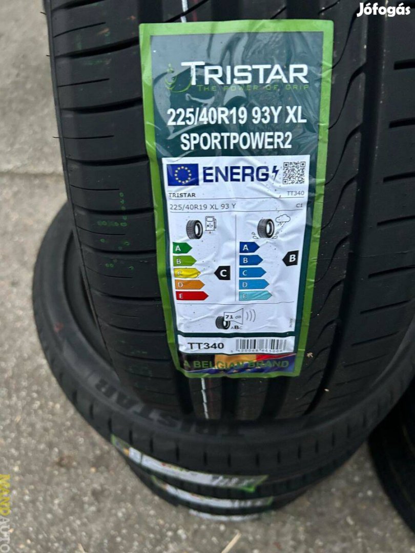 225/40R19 Tristar Sportpower2(XL),Új nyárigumi
