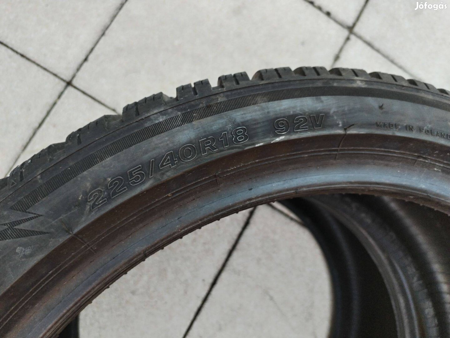 225 40 18 bridgestone 225/40 R 18 téli gumi 2 db