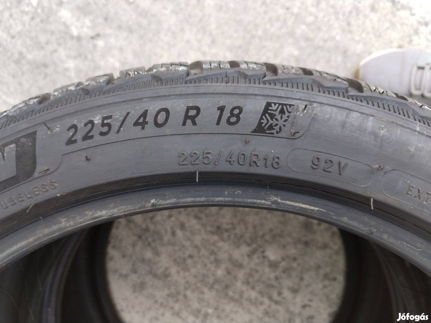 225 40 18 mchelin 225/40 R 18 téli gumi 2 db
