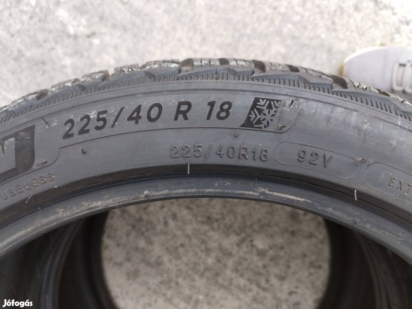 225 40 18 michelin 225/40 R 18 téli gumi 2 db