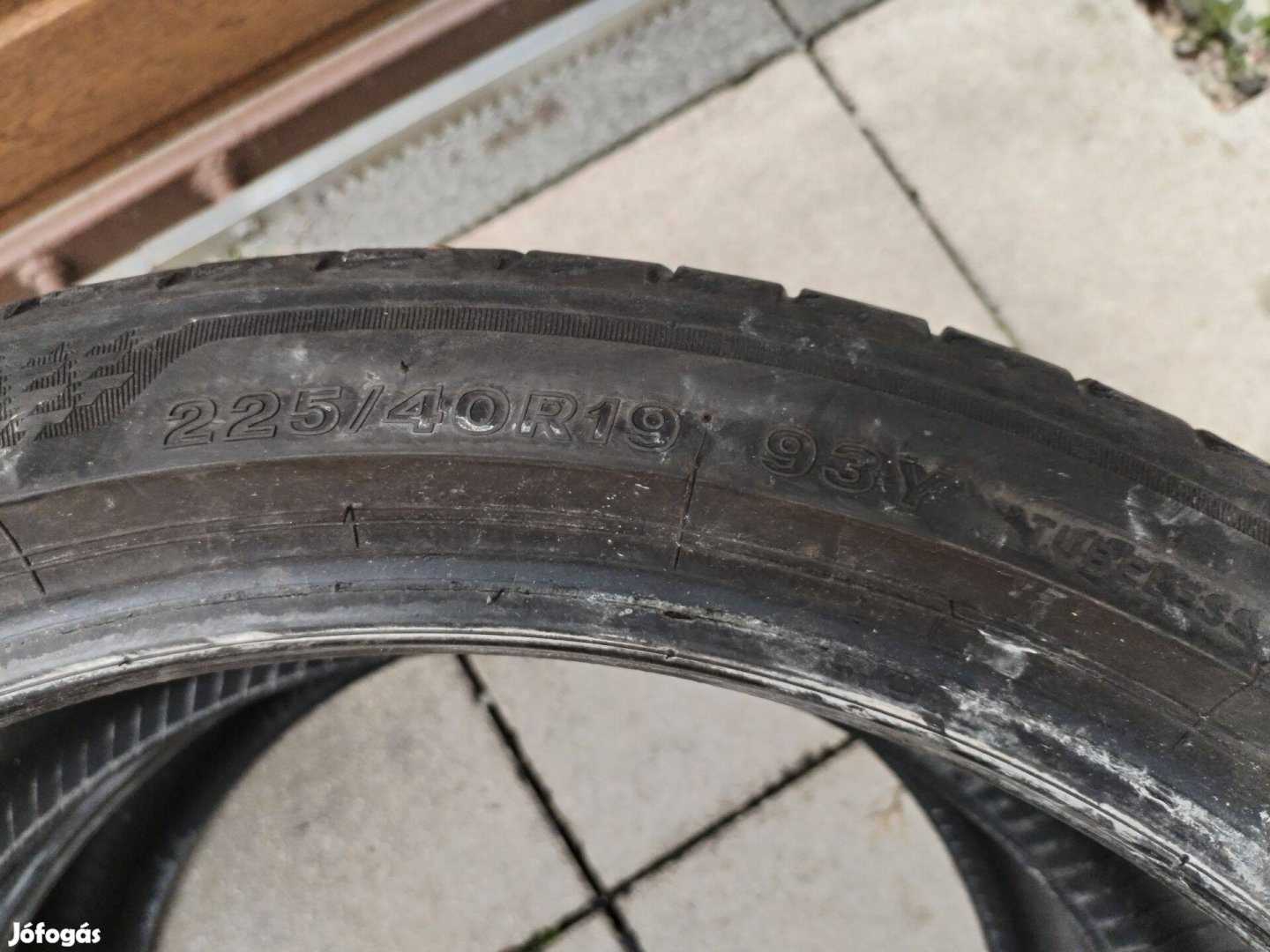225 40 19 bridgestone 225/40 R 19 nyári gumi 2 db 2020.44.hét