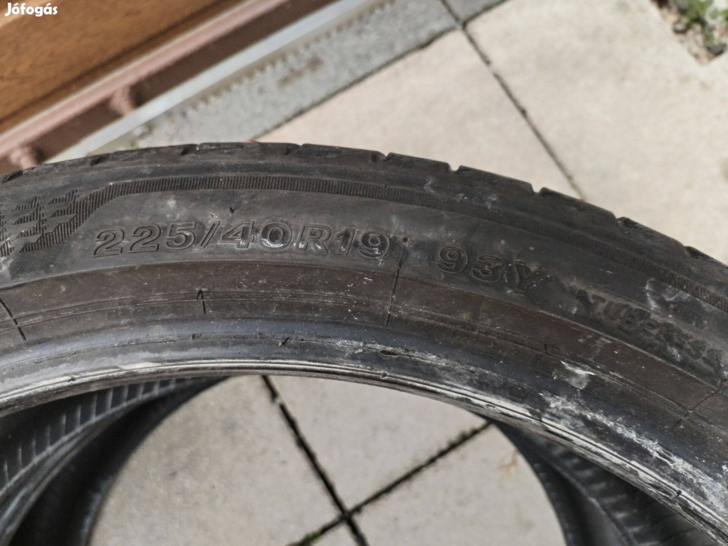 225 40 19 bridgestone 225/40 R 19 nyári gumi 2 db