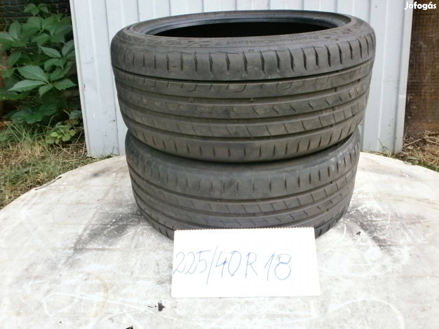 225/40 R18 Continental nyárigumi 2 db