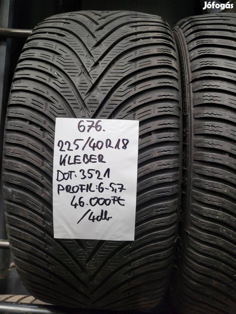 225/40 R18 Kleber téli gumik