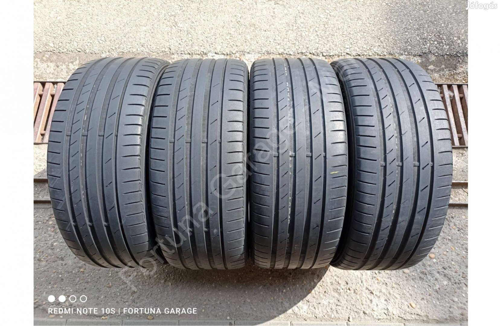 225/40 R18" Kumho használt nyári garnitúra