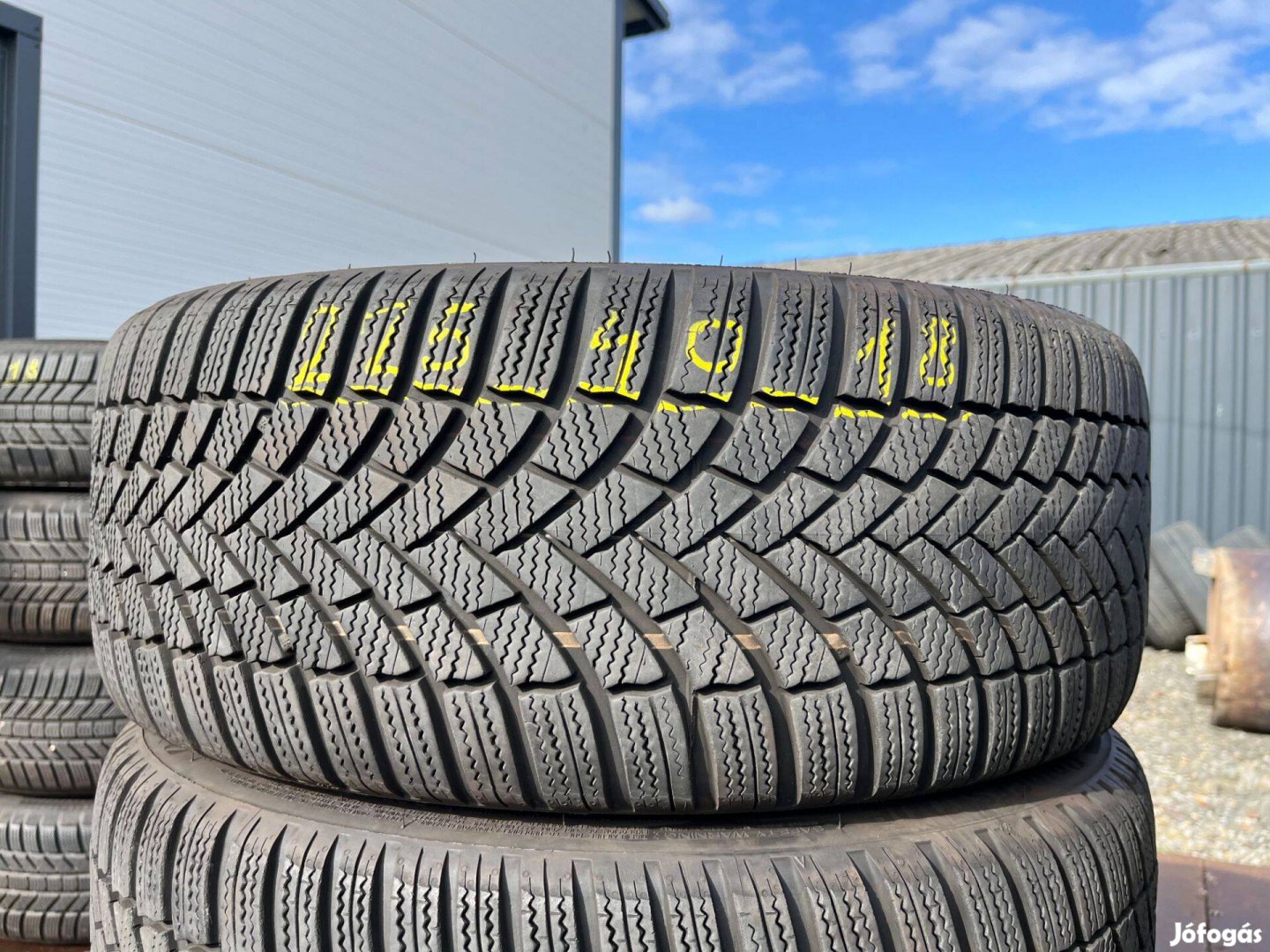 225/40 r18 Bridgestone 2021 6mm téligumi 4db eladó 225/40r18 garnitúra