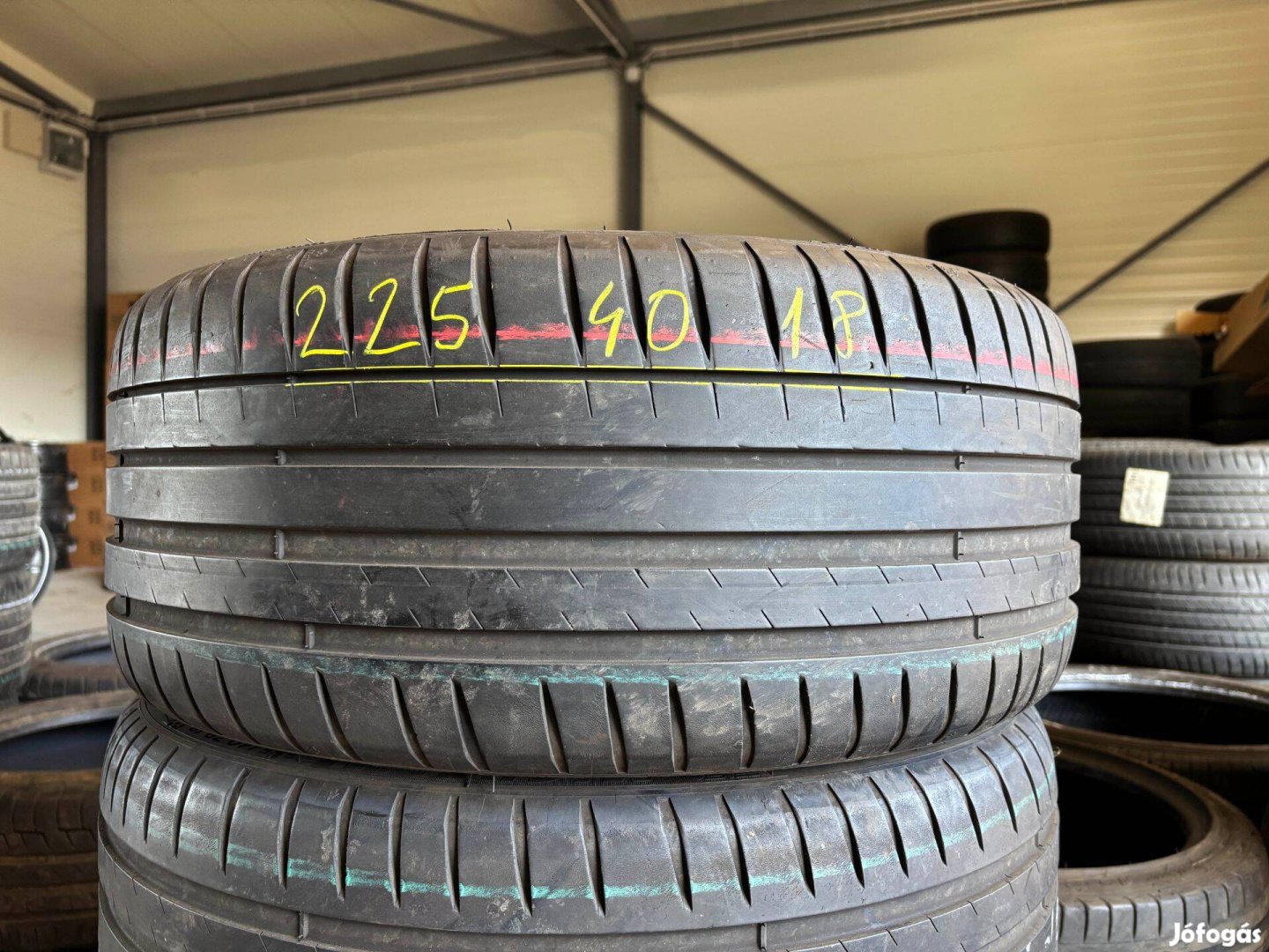 225/40 r18 Michelin 2021 nyárigumi 4db eladó 225/40r18 garnitúra