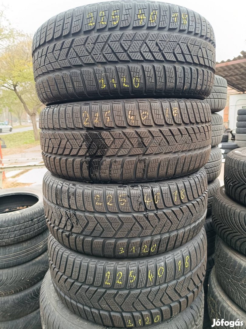 225/40r18 Pirelli téli gumi garnitúra +6mm