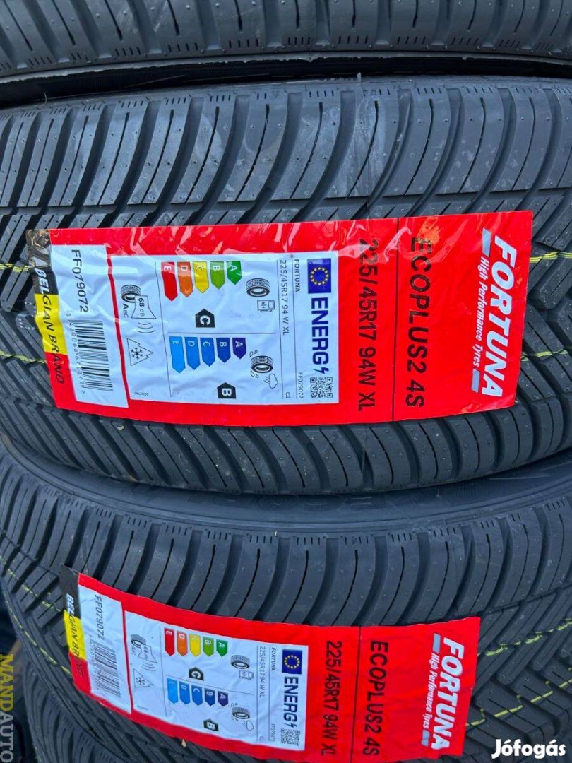 225/45R17 Fortuna Ecoplus2 4Season,Új négy évszakos gumi