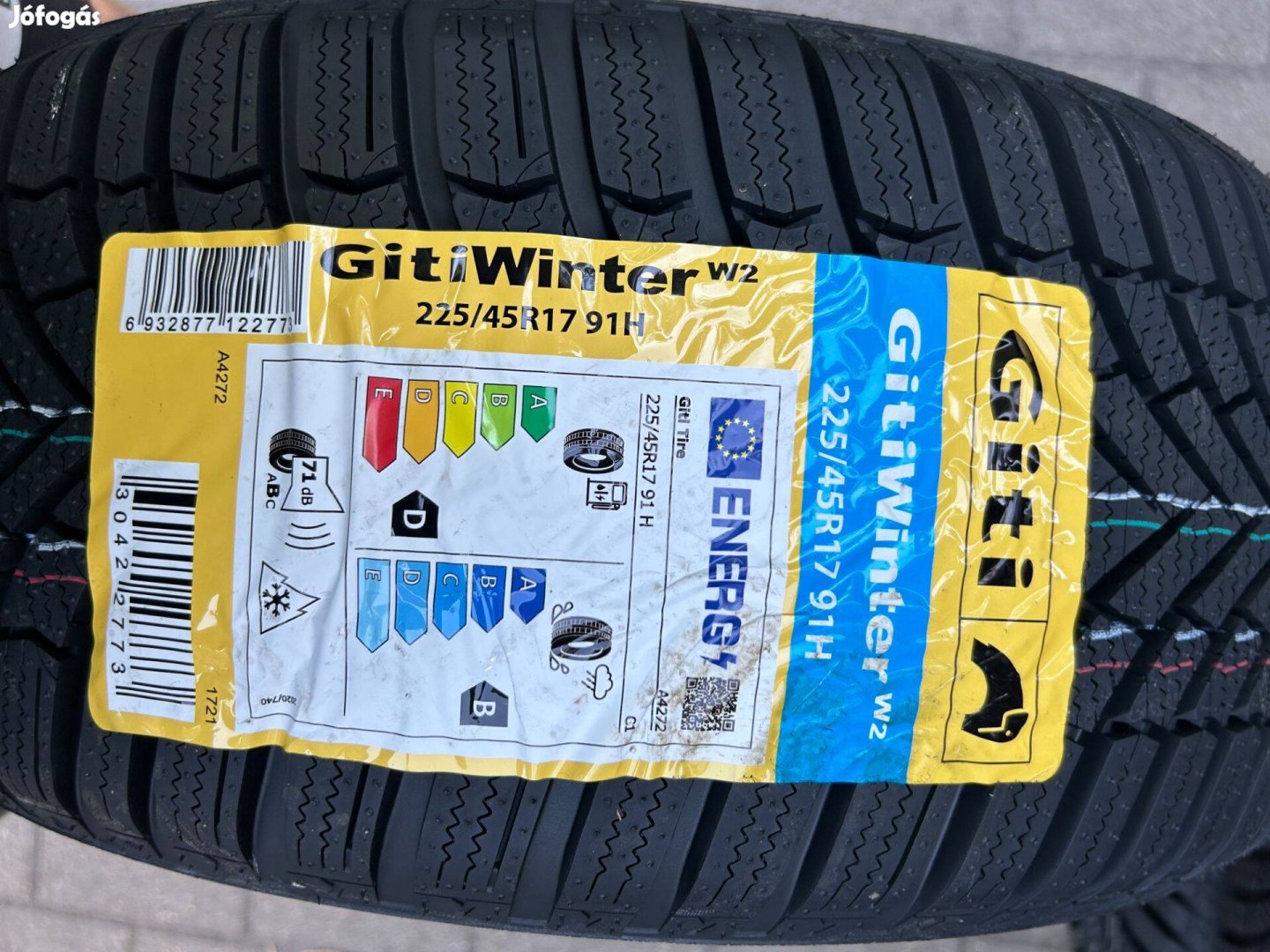 225/45R17 Giti Gitiwinterw2,Új téligumi