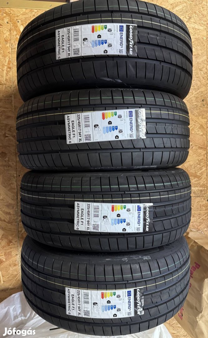 225/45R17 Good Year Assymetric 6 új nyárigumik