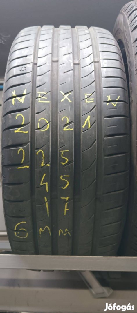 225/45R17 Nexen nyári 80% 6mm 2021 1DB!!!!