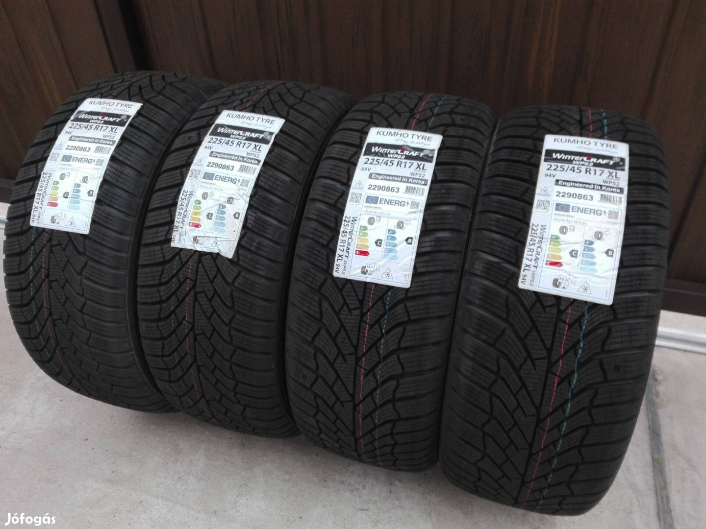 225/45R17 Új Kumho téli gumi garnitúra 225/45 r17