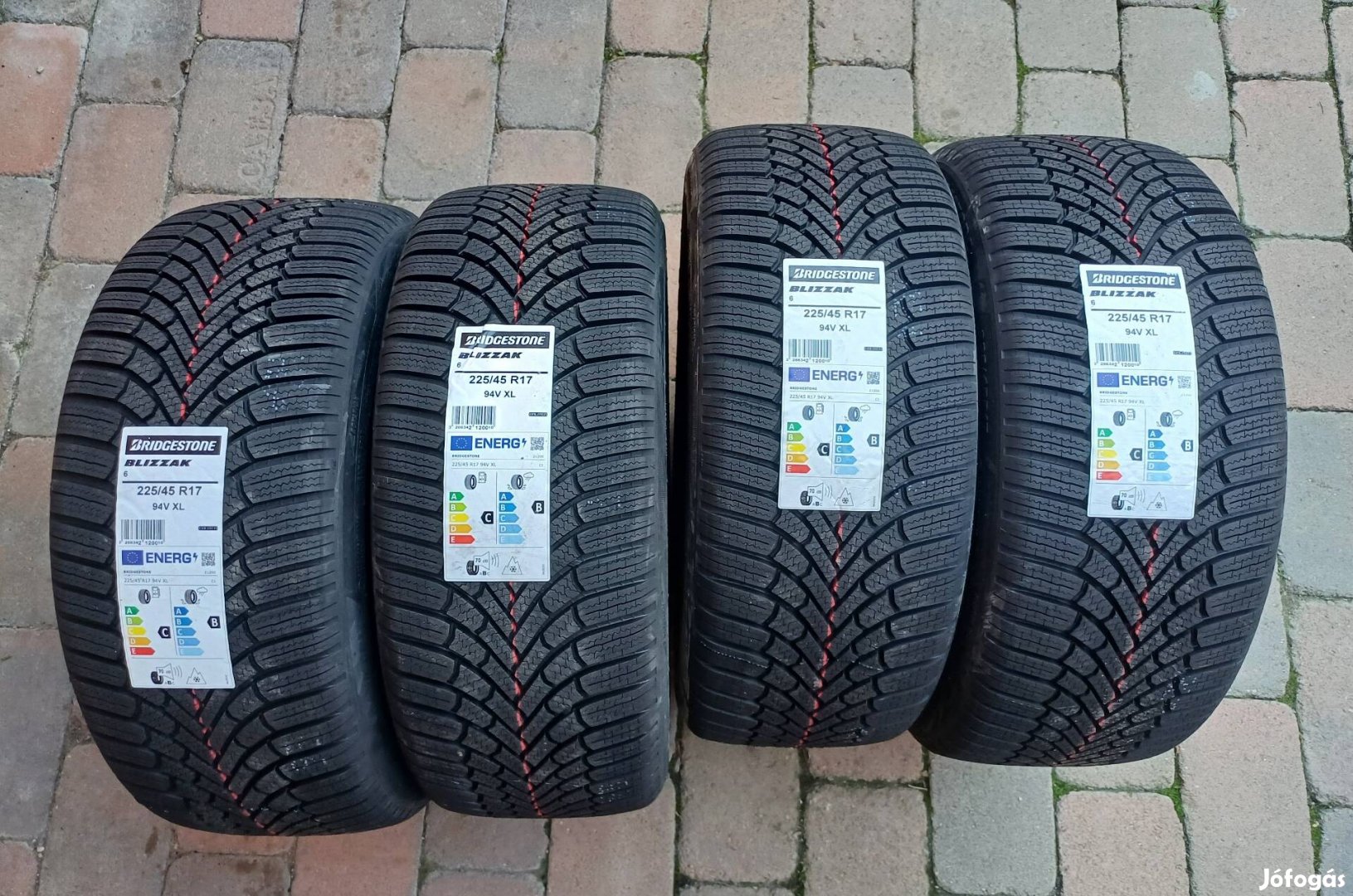 225/45R17 új Bridgestone Blizzak 6 94V XL téli gumi gumiabroncs